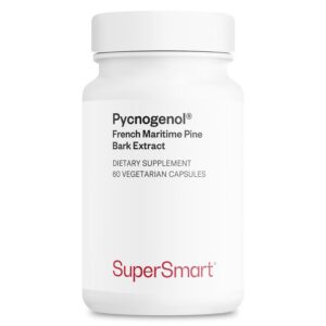 Frasco de Supersmart Pycnogenol 60 cápsulas