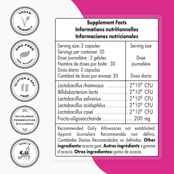 Etiqueta con ingredientes y cepas