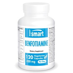 Version 1.0.0 Supersmart suplemento benfotiamina 320mg 120 cápsulas veganas