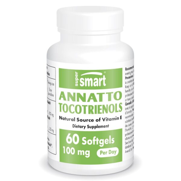 Supersmart tocotrienoles vitamina E achiote envase frontal