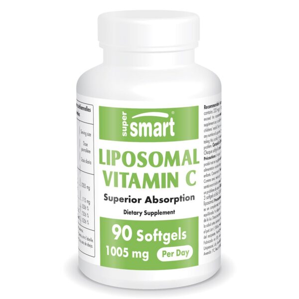Botella Supersmart Vitamina C Liposomal 90 softgels