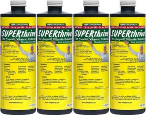 SUPERthrive solución vitamínica para plantas paquete de cuatro 1 pinta