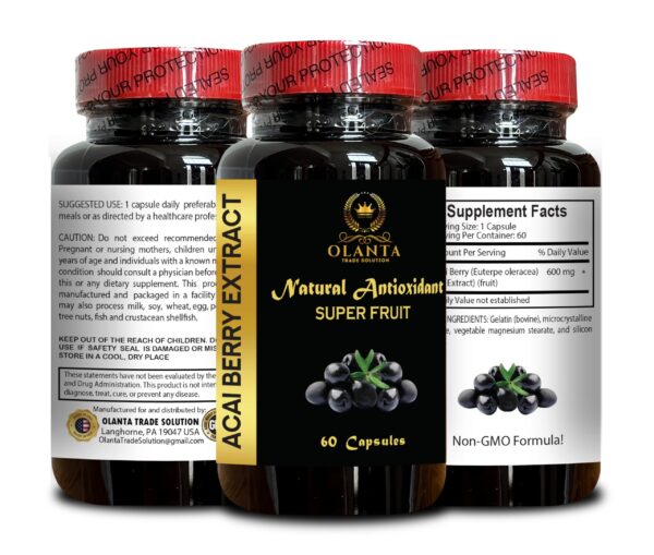 Suplemento de acai para apoyo inmune OLANTA TRADE solución