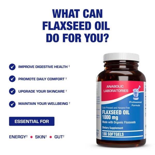 Version 1.0.0 Suplemento aceite linaza prensado en frío orgánico 180 cápsulas