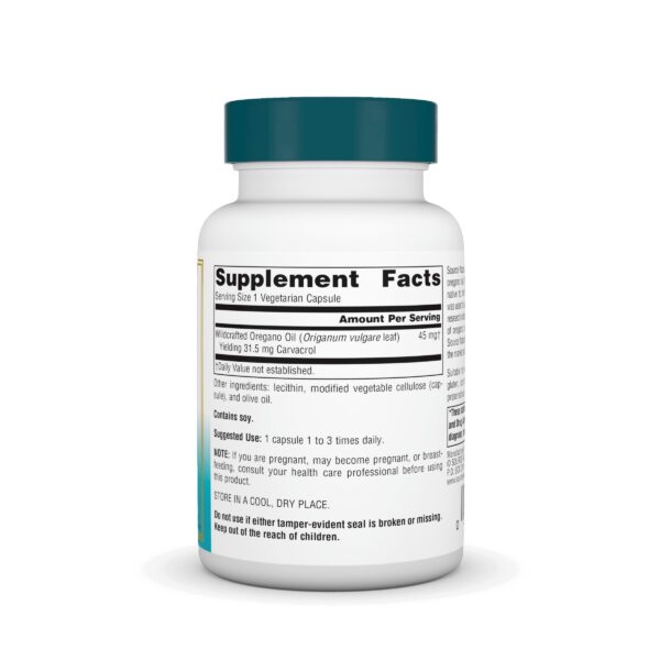 Suplemento aceite orégano con 70 por ciento carvacrol natural