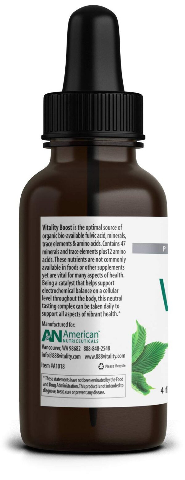 Suplemento ácido fúlvico American Nutriceuticals Vitality Boost