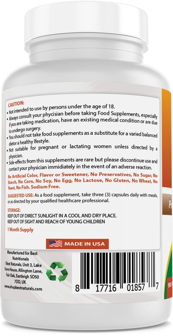 Suplemento ácido úrico cápsulas vegetarianas 90 Best Naturals