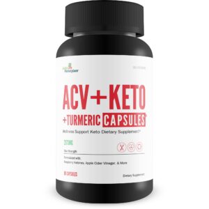 Version 1.0.0 Suplemento ACV Keto Cúrcuma frasco
