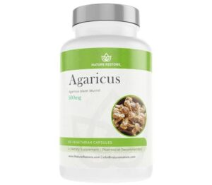 Suplemento Agaricus Blazei Nature Restore botella 90 cápsulas