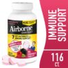 Suplemento Airborne con vitaminas antioxidantes en tabletas masticables