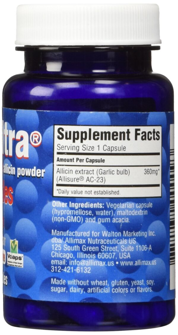 Suplemento de ajo Alliultra en cápsulas 30 unidades