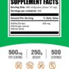 Suplemento de alfalfa en polvo BulkSupplements vista lateral