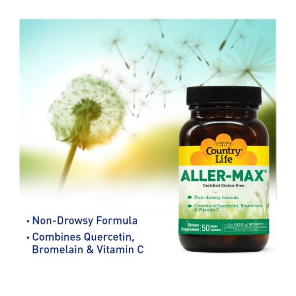 Mezcla botánica en suplemento Aller-Max para salud inmunológica
