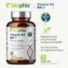 Suplemento alta potencia biophix vitamina K2 MK7
