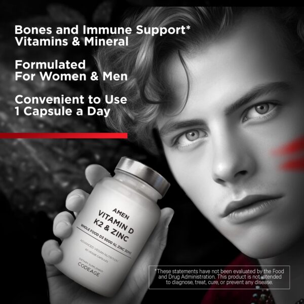 Suplemento amen con mezcla de frutas orgánicas y vitaminas