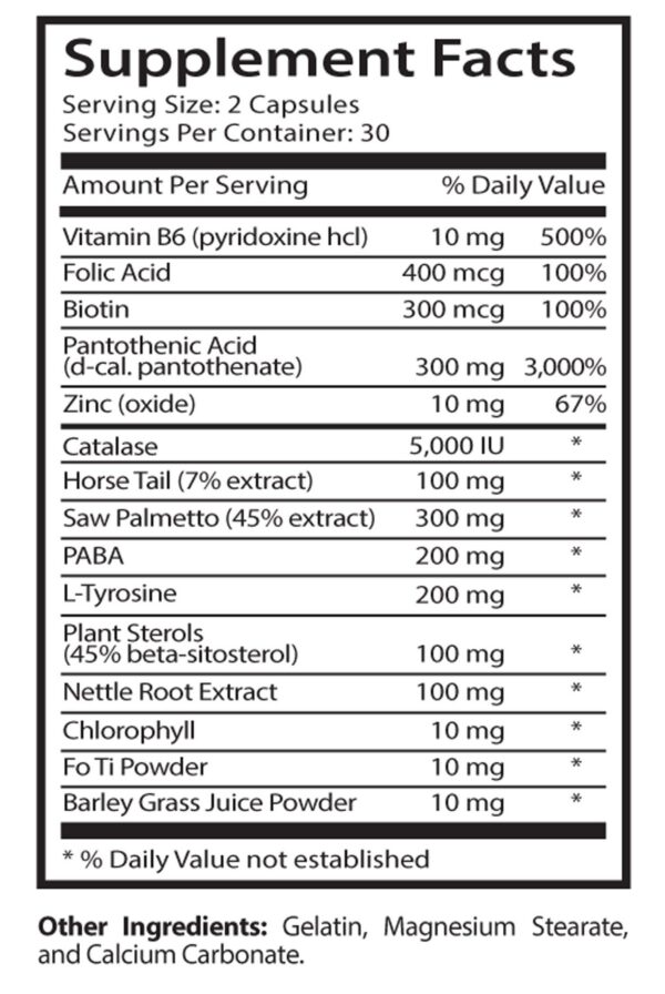 Version 1.0.0 Suplemento Anti Canas Ácido Fólico Biotina Fo Ti