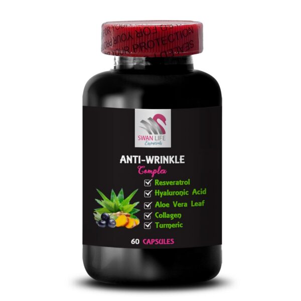 Suplemento antiarrugas con colágeno y aloe vera 60 cápsulas