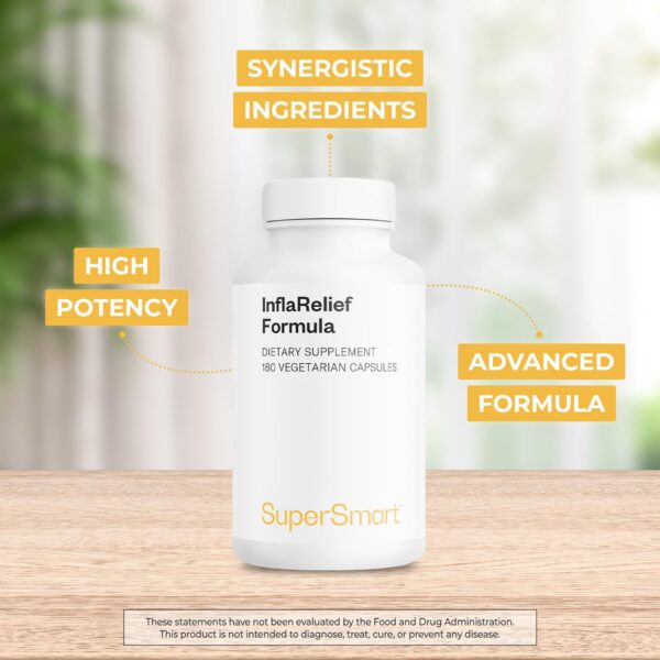 Suplemento antiinflamatorio Supersmart InflaRelief