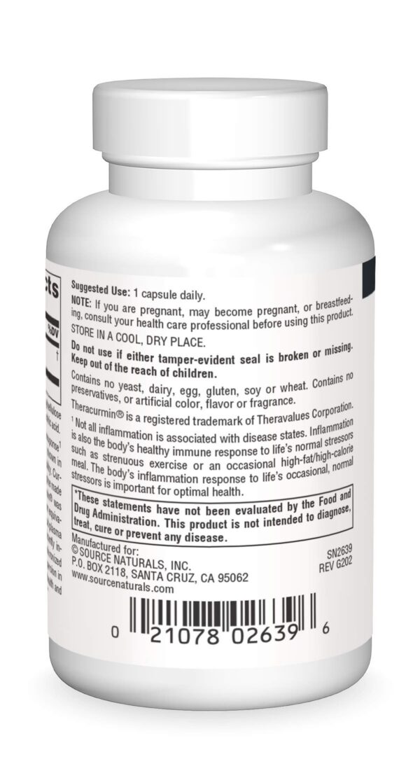 Version 1.0.0 Suplemento antiinflamatorio Theracurmin Source Naturals