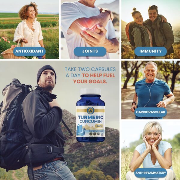 Version 1.0.0 Suplemento antiinflamatorio Vykee Nutrition cúrcuma con jengibre