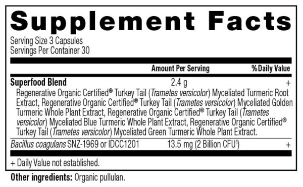 Version 1.0.0 Suplemento antiinflamatorio con cúrcuma certificada ROC