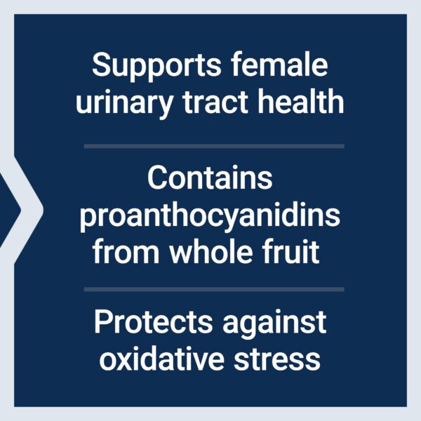 Suplemento antioxidante Cran-Max para el tracto urinario