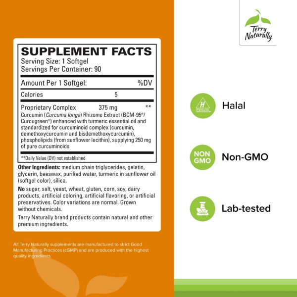 Suplemento antioxidante CuraMed Terry Naturally caja frontal