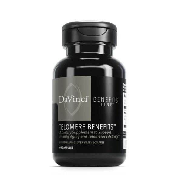 Suplemento antioxidante DAVINCI Telomere Benefits 60 cápsulas