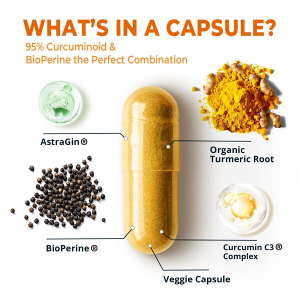 Suplemento antioxidante Divinity Nutra Cúrcuma 1400mg