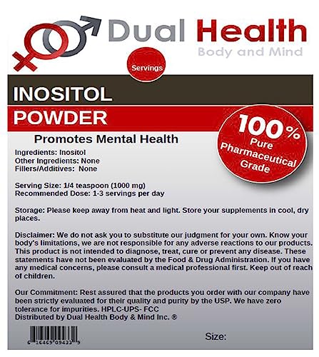 Suplemento antioxidante inositol Dual Health Body & Mind