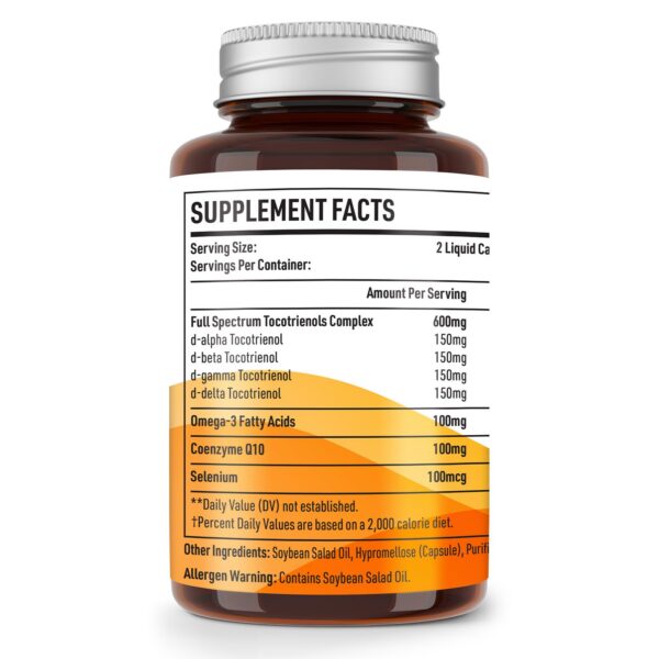 Suplemento antioxidante kroppsund tocotrienoles y coq10