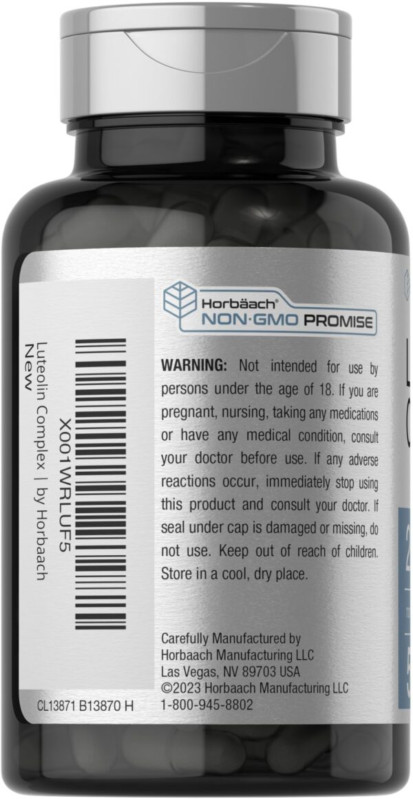Suplemento antioxidante luteolina Horbäach con alta pureza