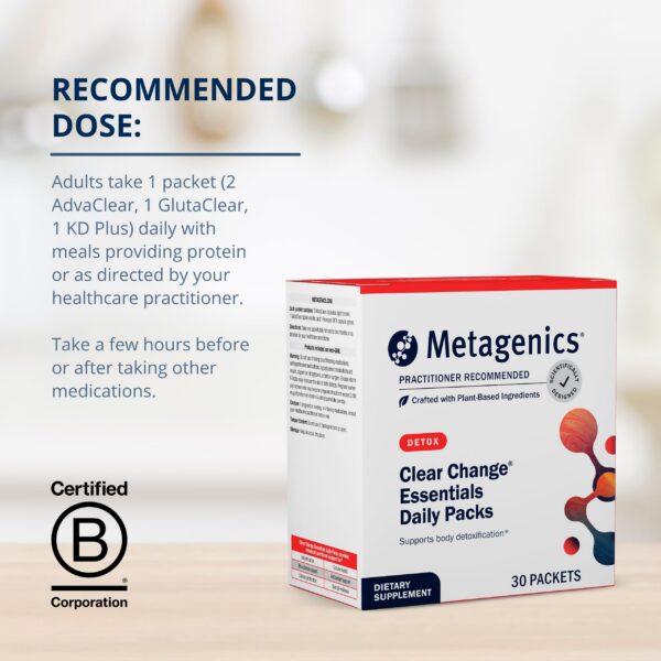 Suplemento antioxidante Metagenics Clear Change recomendado