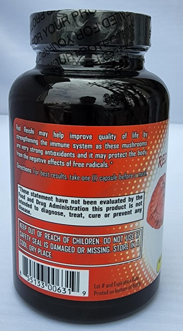 Suplemento antioxidante con Reishi Rojo