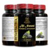 Version 1.0.0 Etiqueta suplemento antioxidante resveratrol y té verde orgánico