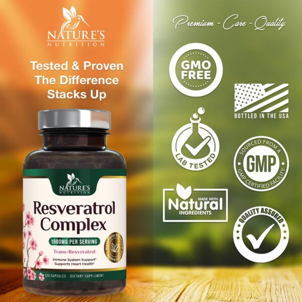 Suplemento antioxidante de resveratrol para soporte celular y cardiovascular