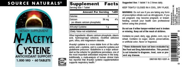 Suplemento antioxidante para salud respiratoria Source Naturals