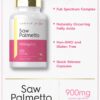 Suplemento antioxidante Saw Palmetto para salud femenina