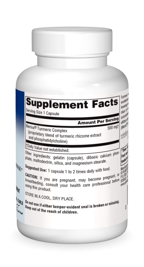 Suplemento antioxidante Turmeric Gold Planetary Herbals 30 cápsulas