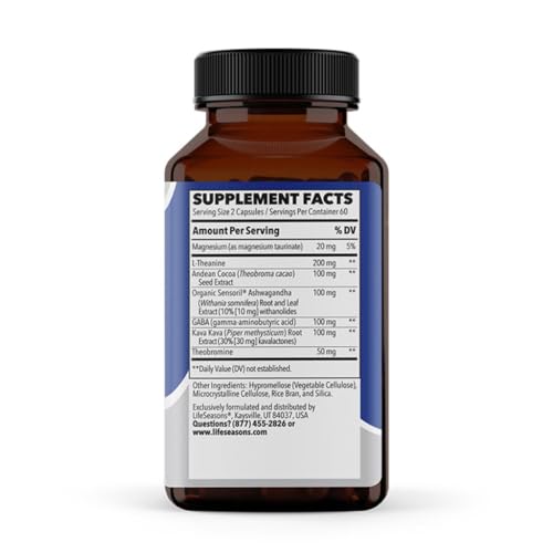 Suplemento Anxie-T con Ashwagandha, Kava y GABA