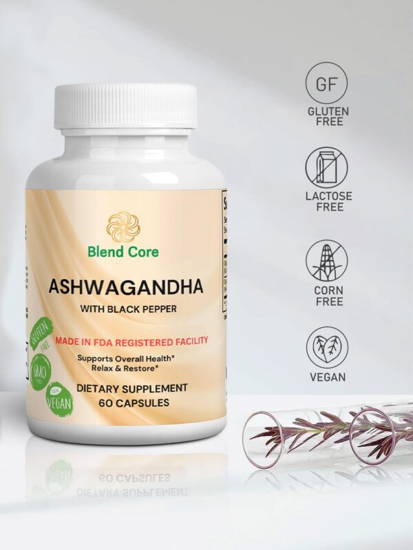 Suplemento para apoyo inmunológico Blend Core Ashwagandha