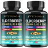 Suplemento de apoyo inmunológico con saúco y vitaminas paquete de 2