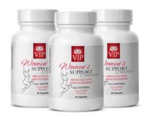 Version 1.0.0 Suplemento de apoyo para mujeres con cohosh y frambuesa roja 3 botellas