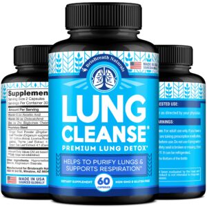 Suplemento apoyo pulmonar BrioBreath Naturals cápsulas naturales