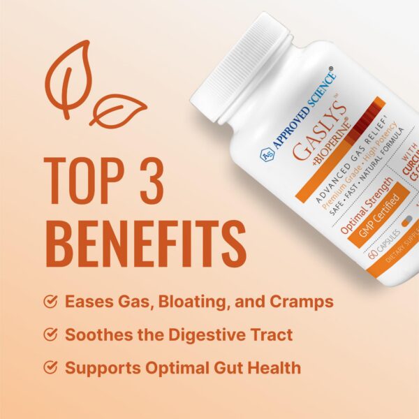 Version 1.0.0 Cápsulas Gaslys para alivio de gases y malestar estomacal
