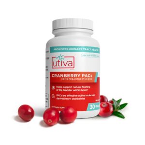 Suplemento arándano Utiva para salud urinaria mujer