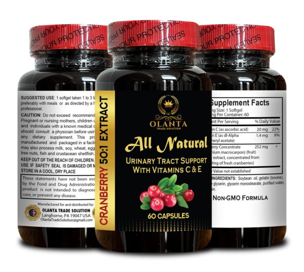 Cápsulas extracto de arándano para bienestar urinario OLANTA