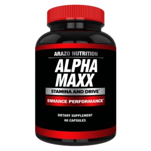 Suplemento Arazo Nutrition Alphamaxx 60 tabletas Ginseng Tribulus