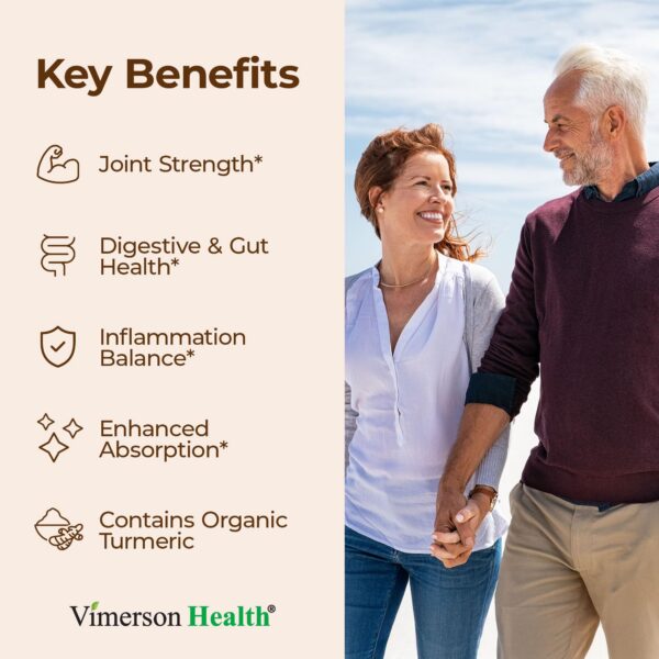 Suplemento articular con cúrcuma y extracto de boswellia