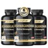 Suplemento Ashwagandha extra fuerte gflow vitamins 360 cápsulas